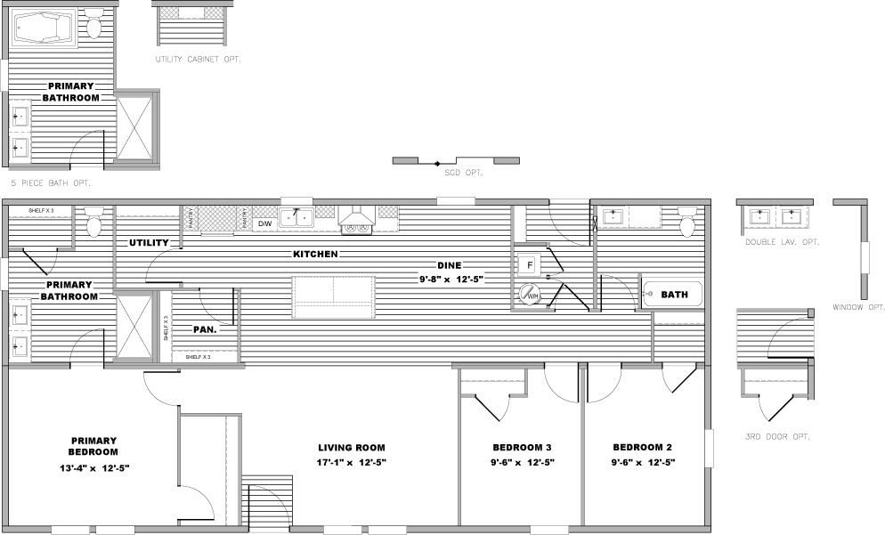 Tap to enlarge Wonderful World Prefab Home floor plan